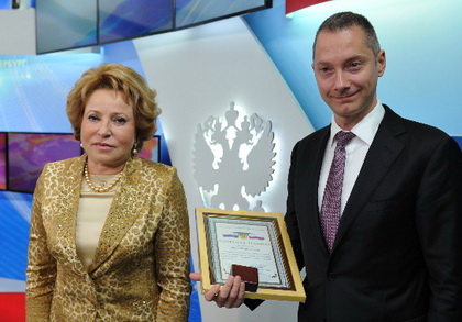 Борис Ложкін отримав російську державну нагороду за внесок у розвиток медіа