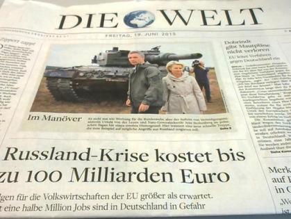 Німецька газета Die Welt заговорила мовою проросійських лобістів