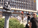 У Запоріжжі встановили пам’ятник фейковій новині російських ЗМІ