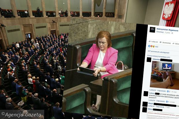 У Польщі журналіста позбавили акретидації Сейму за фото босої депутатки