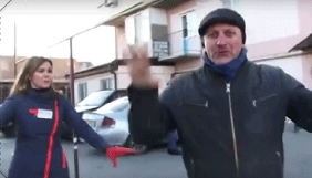 В Одесі чоловік кидався на журналістів «Думской ТВ»