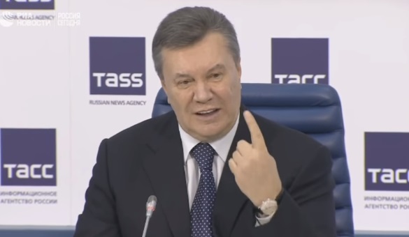 Пресс-конференция Януковича: восставший из чулана