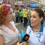 Наталья Королевская знает всё и про футбол