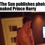 The Sun порушив заборону на публікацію фотографій голого принца Гаррі