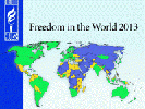 Україна ледве втрималася серед &laquo;частково вільних&raquo; країн у рейтингу Freedom House