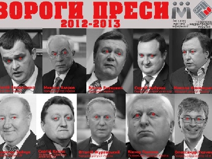 «Вороги преси – 2012/2013». У кожного порушення є ім’я