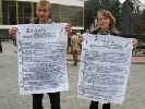 Волинські журналісти провели акцію пам’яті загиблих колег &laquo;Безкарність вбиває&raquo;