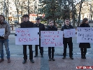 У Житомирі журналісти протестували проти закриття справи щодо нападу сина депутата на оператора &laquo;Житомир.info&raquo;