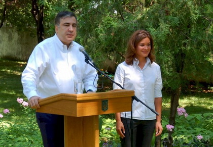Саакашвілі представив свою заступницю в Одеській ОДА – політика і журналістку з Росії Марію Гайдар