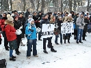 Львівські журналісти пікетували ЛОДА, протестуючи проти встановлення в країні цензури