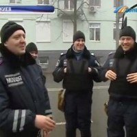 Канал «Донбас» зняв сюжет про підтримку «Беркута» і поділився ним з телеканалом «Юніон»