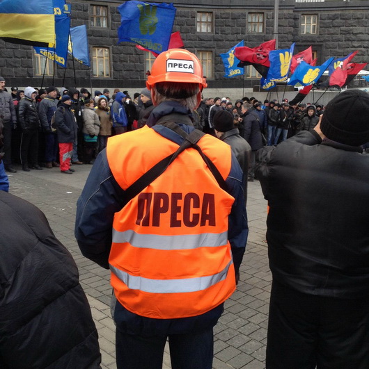 Міжнародна Місія журналістської солідарності вражена подіями і насильством проти колег у Києві