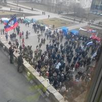 Під час штурму в Донецькій ОДА заблокували журналістів – вони змогли евакуюватися
