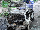 Міліція в Сумах затримала підозрюваного у підпалі автомобіля журналістки