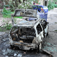 Журналістка у Сумах підозрює, що за підпал її автомобіля затримали не ту людину