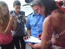 Охоронці ОМКФ заважали одеським журналістам знімати акцію Femen - ЗМІ