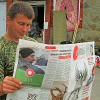 Газета «День» постачає бійцям батальйону «Айдар» свої п’ятничні номери