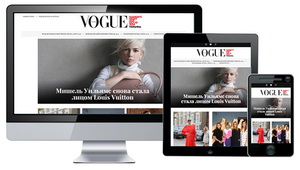 Сайт Vogue.ua перейшов на адаптивний дизайн