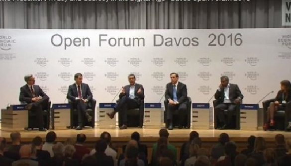WEF-2016: п’ять запитань світовим політикам та активістам про масове спостереження за громадянами й свободу слова