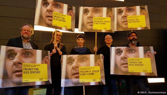 На Берлінале пройшла акція на підтримку ув’язненого в Росії Олега Сенцова