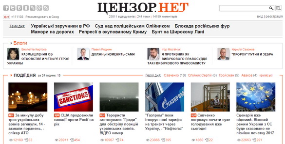 «Цензор.нет» відкрив українську версію сайту