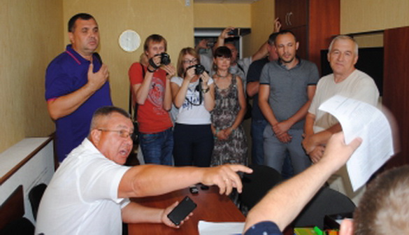 Депутати «Опоблоку» захоплювали редакцію ТРК «Мелітополь», вимагаючи звільнення директора (ВІДЕО)