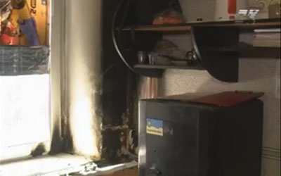На Кіровоградщині невідомі підпалили офіс телекомпанії «Контакт-ЛТД»
