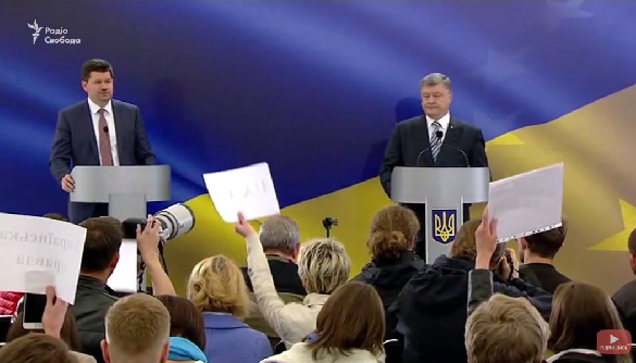 Прес-конференція Порошенка: безвіз, футболки та безліч непоставлених запитань