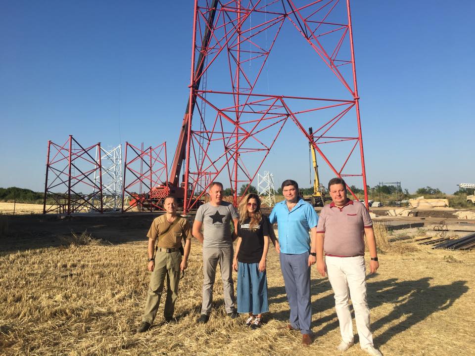 Будівництво телевежі на Луганщині відвідали представники Мінінформу, НСТУ, Ради і керівництва області (ФОТО)