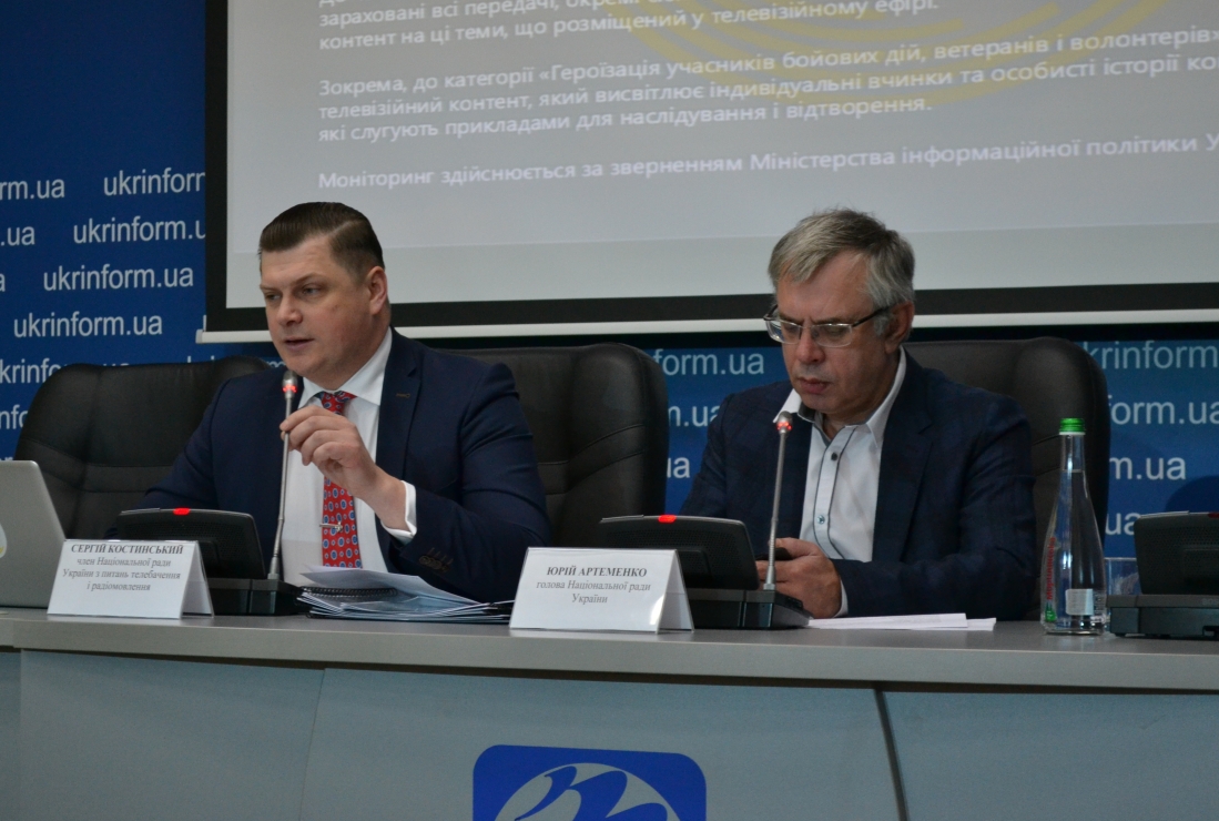 Моніторинг Нацради: ICTV, «1+1», «UA: Перший», «Інтер», НТН, «Україна» приділяють темі Донбасу 2,2% свого ефіру, темі Криму – 0,1%
