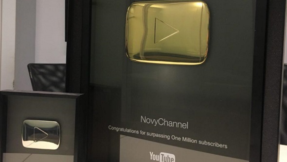 Новий канал отримав «Золоту кнопку» від YouTube
