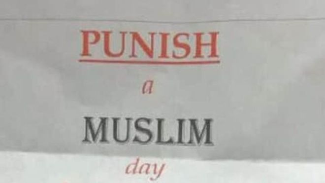 У Великобританії невідомі надсилають листи з закликами взяти участь у «Дні покарання мусульман»