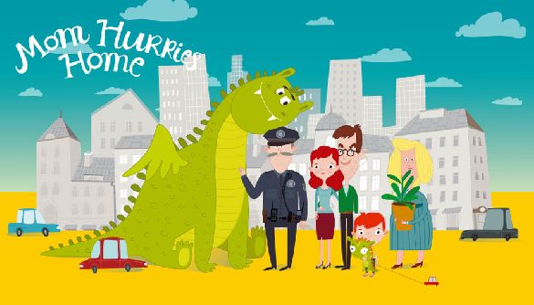 Анімаційний серіал «Мама поспішає додому» відібрано для участі у The Financing Forum for Kids Content у Швеції