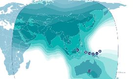UATV з'явиться на супутнику AsiaSat 5, який покриває Азію та Австралію