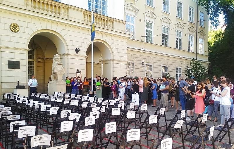 У Львові пройшла акція на підтримку Сенцова та інших політв’язнів