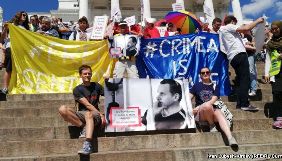 У Гельсінкі учасники мітингу проти саміту Росія-США висловили підтримку Олегу Сенцову