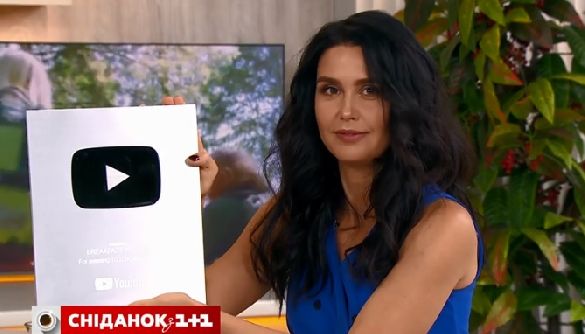 &laquo;Сніданок з 1+1&raquo; отримав &laquo;Срібну кнопку&raquo; YouTube