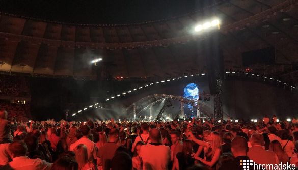 Вакарчук під час концерту на «Олімпійському» закликав звільнити Сенцова та присвятив йому пісню