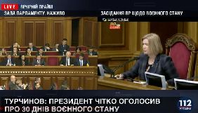 Верховна Рада підтримала введення воєнного стану в окремих областях України