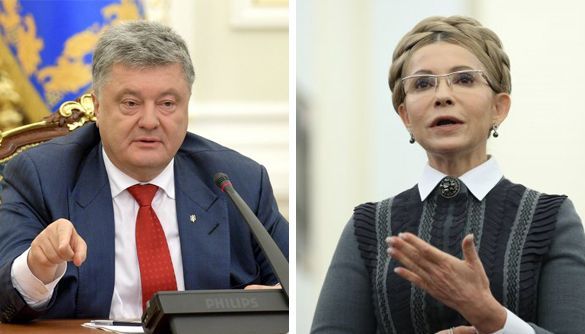 Tymoshenko provokes anxiety, Poroshenko injects tranquility