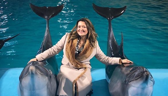 Могилевская извинилась за развлечения с дельфинами