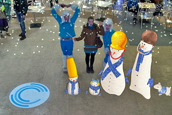 Телеканал «Украина» вывел снеговиков в люди (ФОТО)