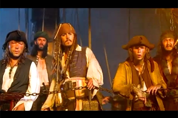 Новые приключения «Пиратов Карибского моря»: «Бороду геть»!  (ВИДЕО)