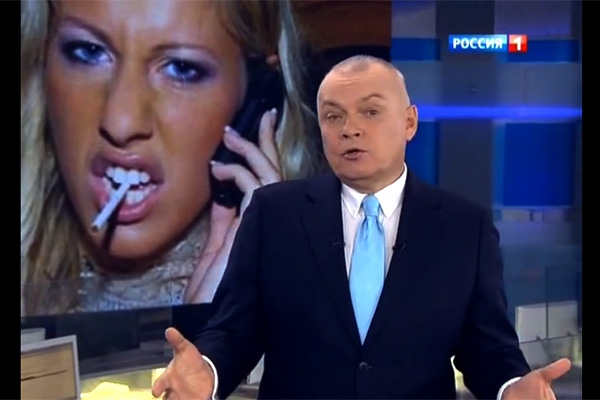 Дмитрий Киселев спросил Ксению Собчак об абортах и наркозависимости (ВИДЕО)