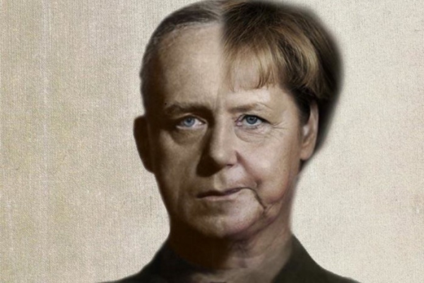 Ангела Меркель угрожает забанить украинских троллей за «Danke, frau Ribbentrop»