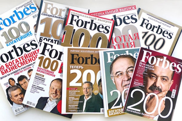 Российский Forbes больше не будет писать о деньгах политиков
