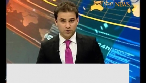 Землетрясение сорвало прямой эфир афганского телеканала (ВИДЕО)