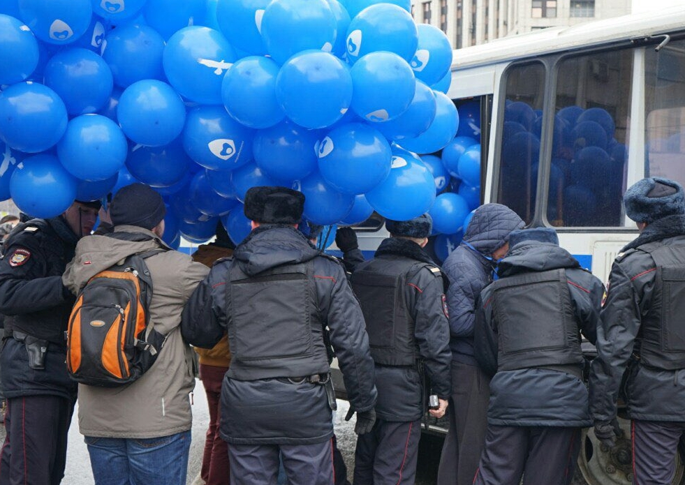 У Москві відбулись затримання на мітингу проти ізоляції російського сегменту інтернету