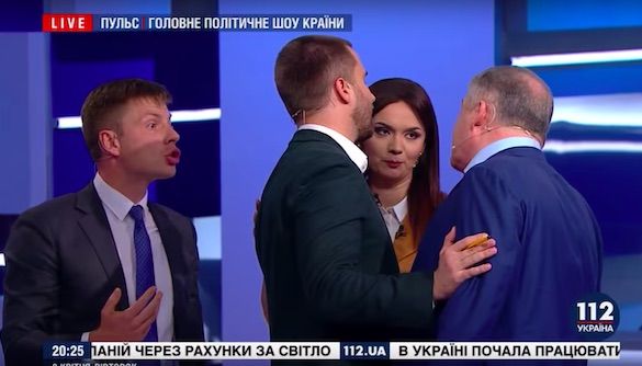 «Два Рембо»: Гончаренко и Червоненко чуть не подрались в эфире канала «112 Украина»