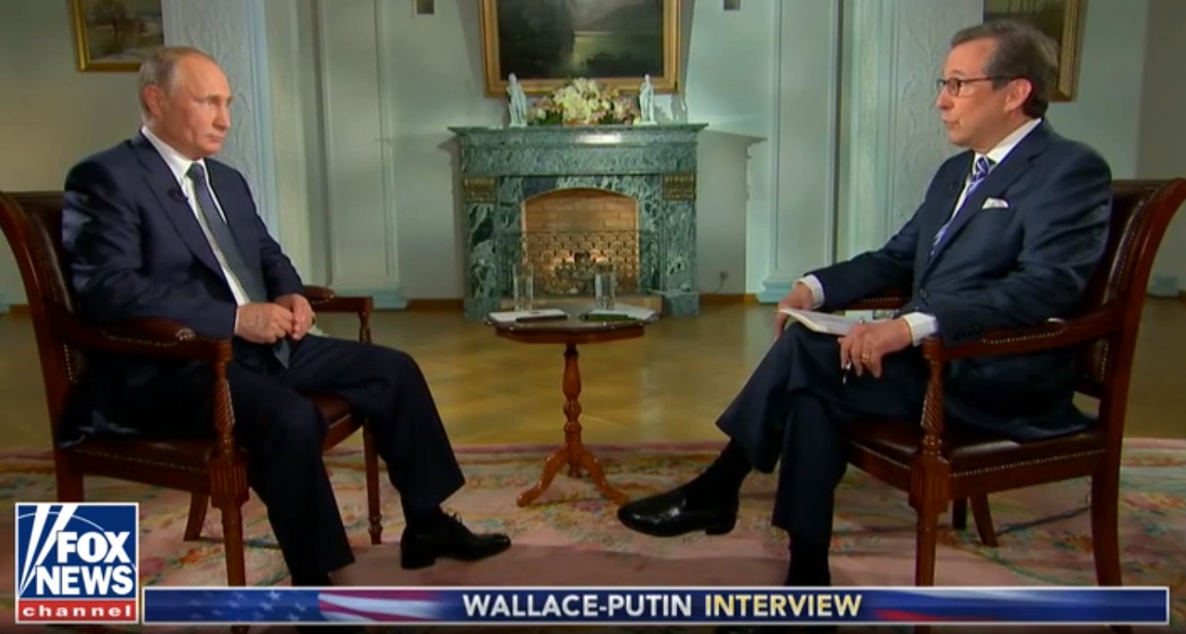 Інтерв'ю Fox News з Володимиром Путіним номіновано на премію «Еммі»